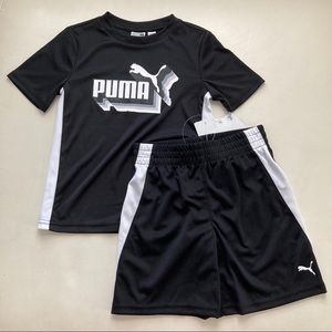Puma boy active shorts set 2198